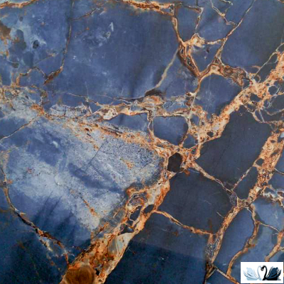 Керамогранит Staro Palacio Kazan Gold Blue 60х120 см глянцевый high gloss