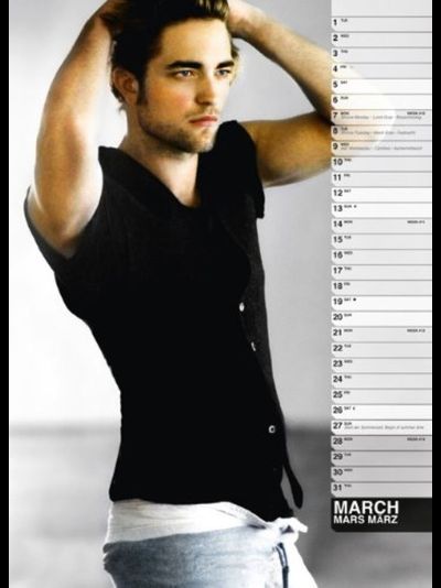 Robert Pattinson Official Календарь 2011