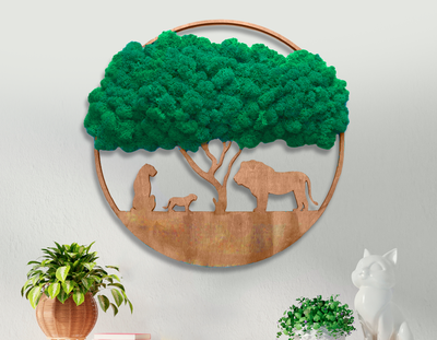 ЖИВАЯ ЭКО-КАРТИНА 1019