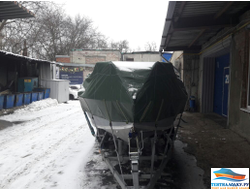 Тент на лодку ВОЛЖАНКА 51 FISH- 2016