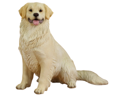 Белый ретривер (сидящий) - Коллекционная ФИГУРКА 1/6 scale Animal Model Golden Retriever 2.0 (MRZ057-1B) - Mr.Z