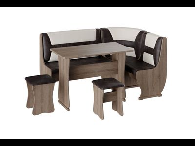 Кухонный уголок Уют тип 3 Дуб молочный (Бонмебель)