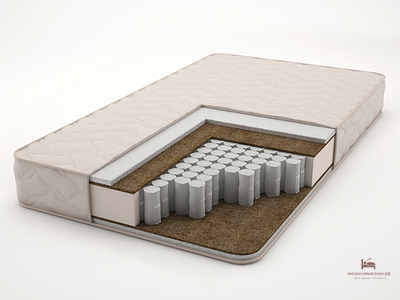Матрас OSCAR  G2  Lazio упругий,  286 шт/м2, ППУ+Кокос