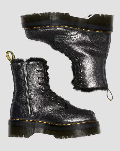 Dr Martens ботинки Jadon Metallic женские зимние