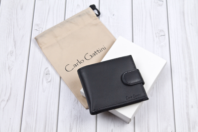 Кожаное портмоне Arrone black (арт. 7411-01)