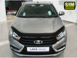 Дефлектор капота темный LADA Vesta SD 2015-