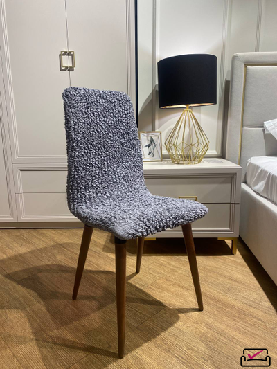 Чехол на стул Микрофибра Грэй. ЗАЩИТА МЯГКОЙ МЕБЕЛИ ОТ ЖИВОТНЫХ. Россия