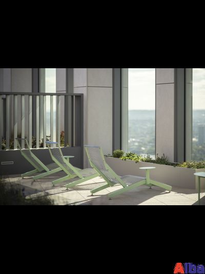 Лежак парковый ПАРК-01 1650х800х960 мм