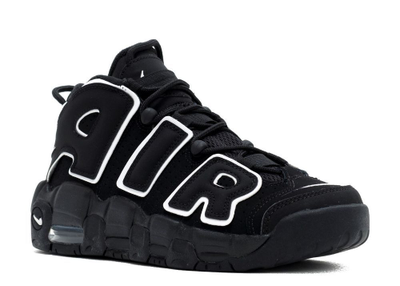 Nike Air More Uptempo 96 (Черные с белым)