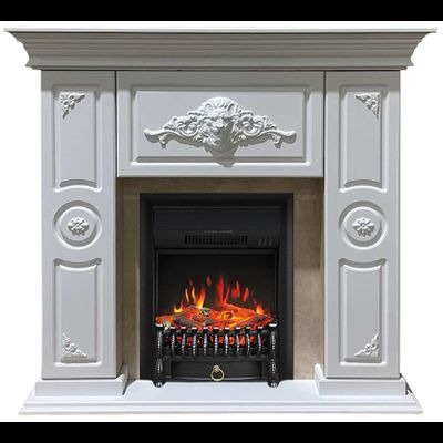 Электрокамин Бостон WT с очагом Fobos