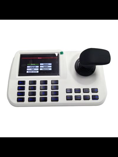 DE/IPK1008 Пульт управления PTZ IP камерами, с дисплеем 5&quot;. Джостик управления, дополнительный выход на внешний монитор. Full HD. до 5 Мп.