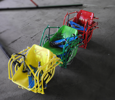 Мобильная цепочная карусель «Ветерок» с декоративным оформлением