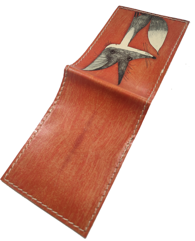 Обложка на студенческий билет с принтом "Рыжая лиса"