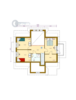 ДЖ-24 ЖИЛОЙ ДОМ: ГАБАРИТНЫЕ РАЗМЕРЫ: (11 Х 10М) 1,5 ЭТАЖА, ОБЩАЯ ПЛОЩАДЬ: 176М²