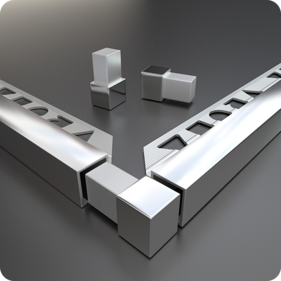 Фурнитура КПк 11-10 для плиточного профиля ПК 11-10.2700.16 Белый