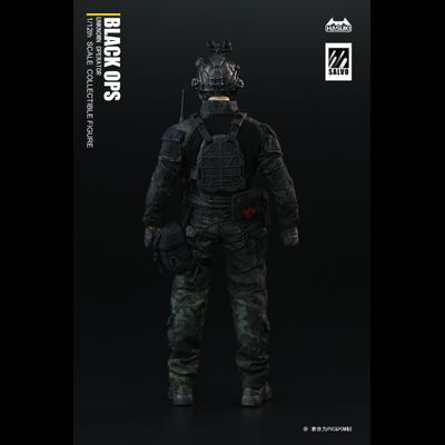 Боец спецназа - Коллекционная фигурка 1/12 SCALE Black Ops (SA01) - HASUKI