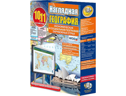 Интерактивное учебное пособие "Наглядная география. Эконом. и соц. география заруб. стран 10-11 кл."