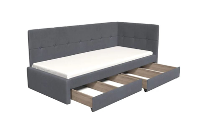 Кровать-тахта Агата Серая (Бонмебель)