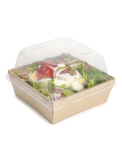 Контейнер универсальный с прозр. кр. 56мм (крафт), 300мл