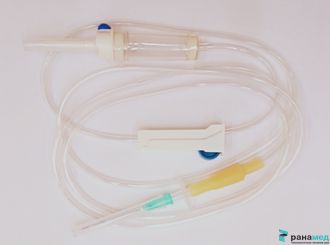 Система для вливания инфузионных растворов одноразовая с пластиковым шипом Vogt Medical луер 140см