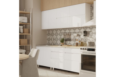 Кухонный гарнитур Симпл 2м Белый/Дуб сонома