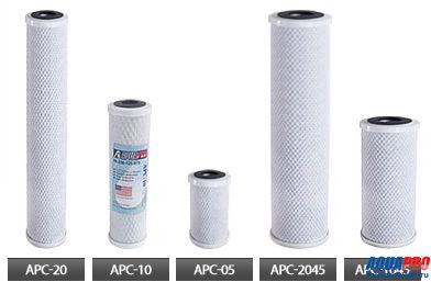 Угольный прессованный картридж AquaPro APC-20, Slimline