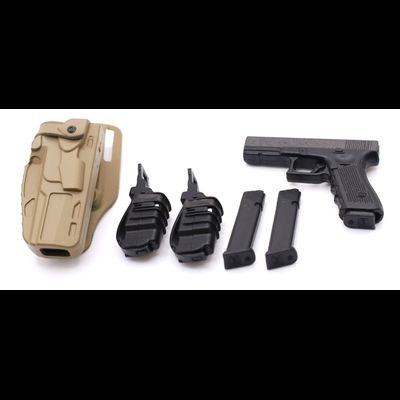 Пистолет Glock 17 с кобурой 1/6 (26060R-B) - Easy&amp;Simple