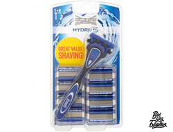 СТАНОК SCHICK HYDRO 5 (WILKINSON SWORD HYDRO 5) C 5 ЛЕЗВИЯМИ, 9 КАССЕТ В КОМПЛЕКТЕ