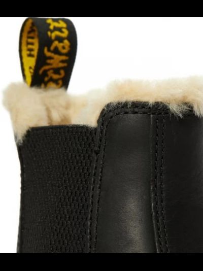 DR. MARTENS CHELSEA LEONORE BLACK С МЕХОМ