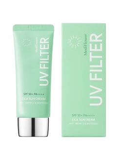 Солнцезащитный увлажняющий крем с центеллой, SPF50+/ PA++++, 50 мл, Mediflower