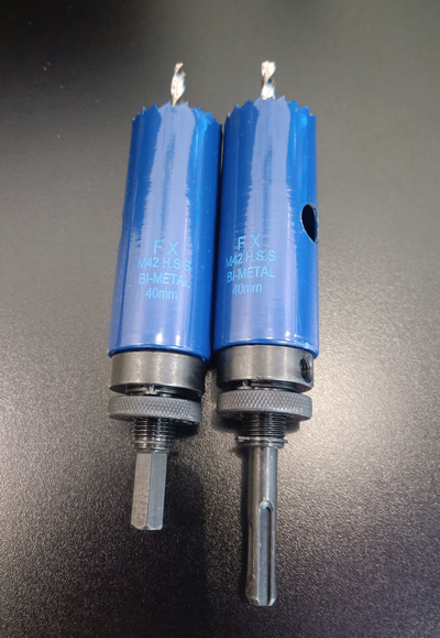 Коронка биметаллическая диаметр 40 мм глубина 100 мм