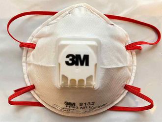 3M™ 8132 Респиратор ОРИГИНАЛЬНЫЙ противоаэрозольный класс защиты FFP3 ( производство россия-великобритания)