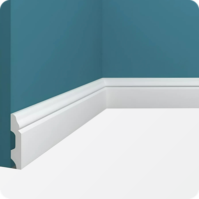 Плинтус напольный из дюрополимера Перфект P27