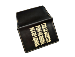 Обложка на автодокументы с принтом "Глаза боятся, руки из жопы, но я не сдаюсь"