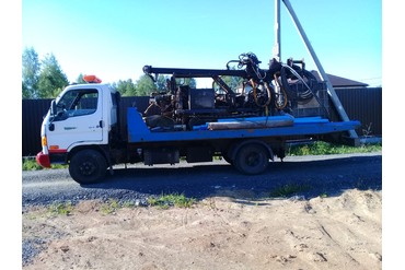    Эвакуируем в Чехове буровую установку