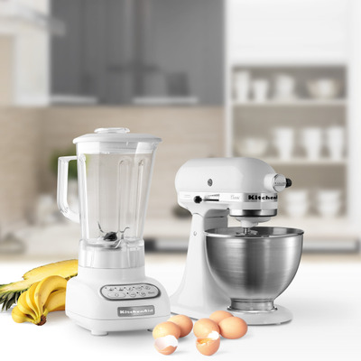 Планетарный Миксер KitchenAid Classic 4,28л., 5K45SSEWH