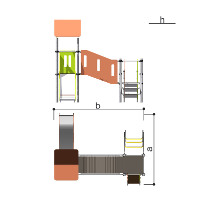 Детский игровой комплекс Romana 104.18.00