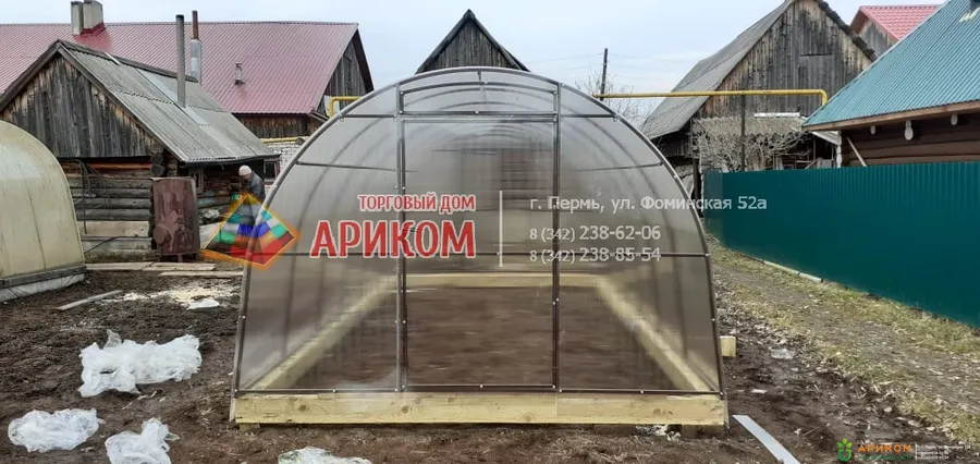 Теплицы и сотовый поликарбонат в Перми от Ариком