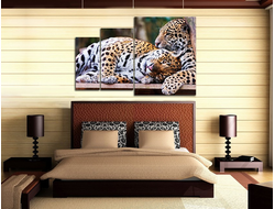 Модульная картина "Пятнистые милаши"