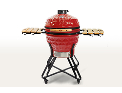 Керамический гриль SG PRO, 61 см / 24 дюйма (красный) купить в Воронеже