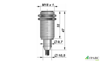 Индуктивный взрывозащищенный датчик SNI 14-5-D резьба М18х1