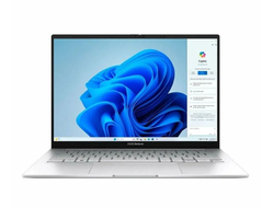 Ноутбук ASUS Zenbook 14 UX3405CA OLED 2.8K 120Hz, Intel Core Ultra 9 285H, RAM 32 ГБ, SSD 1024 ГБ, Intel Arc 140T, Windows Home, (UX3405CA285-0ECSXBJX20), серебристый, Русская раскладка