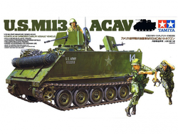 Сборная модель: (Tamiya 35135) Американская БМП-амфибия М113 ACAV с внутренним интерьером