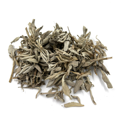 Листья с ветками Белого Шалфея