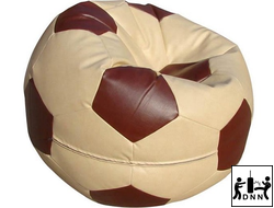 Кресло "Мяч" Д-65 бежевый/коричневый