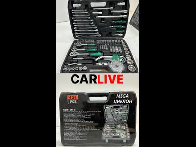 Авто Наборы-профессиональных  ключей и головок 121 pcs