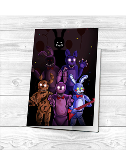 Обложка на паспорт по игре Five Nights at Freddy’s , Пять ночей у Фредди № 9