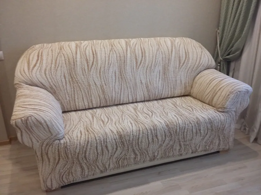 ЧЕХОЛ НА 3ХМ ДИВАН ВИСТА ЭЛЕГАНТ КРЕМ