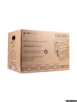 Мотопомпа бензиновая FoxWeld 1350T80 для грязной воды