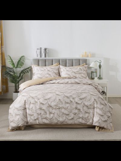 Постельное белье мако-сатин полутороспальное 150x200x1 180x230x1 50x70x2 TIS04-893